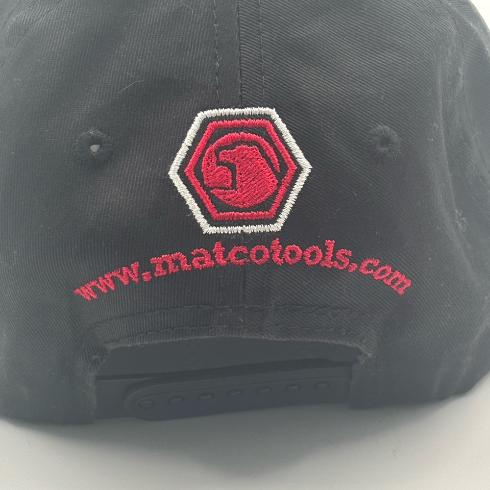Authentic Matco Tools Black Baseball Cap - Red Em… - image 4
